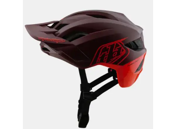 Troy Lee Designs Flowline SE kask Badge Maroon