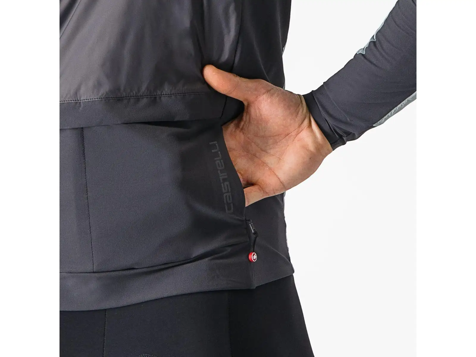 Castelli Unlimited Puffy męska kurtka Defender Green/Dark Grey