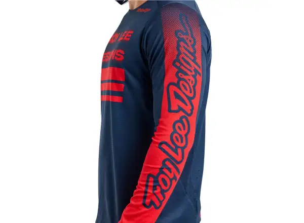 Troy Lee Designs Sprint męska koszulka z długim rękawem Segment Midnight