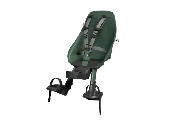 Urban Iki BIO fotelik dziecięcy przedni z adapterem na mostek Mosu Green/Bincho Black