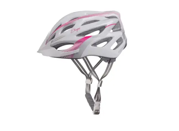 Etape Vesper kask rowerowy biała/różowa