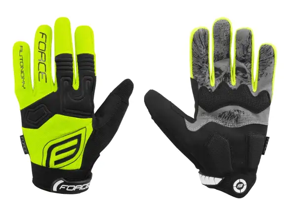 Force MTB Autonomy rękawice letnie fluo