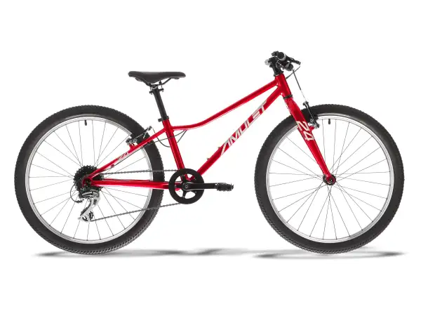 AMULET 24 Tomcat rower dziecięcy metallic red/silver