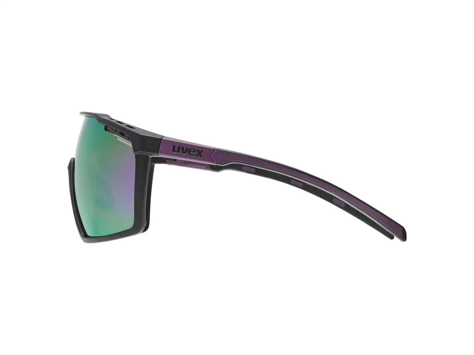 Uvex MTN Perform okulary rowerowe Black Purple M/Mirror Purple