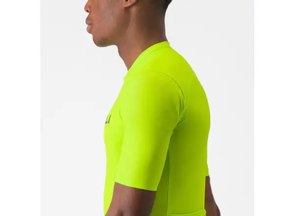 Castelli Elements męska koszulka krótki rękaw Electric Lime