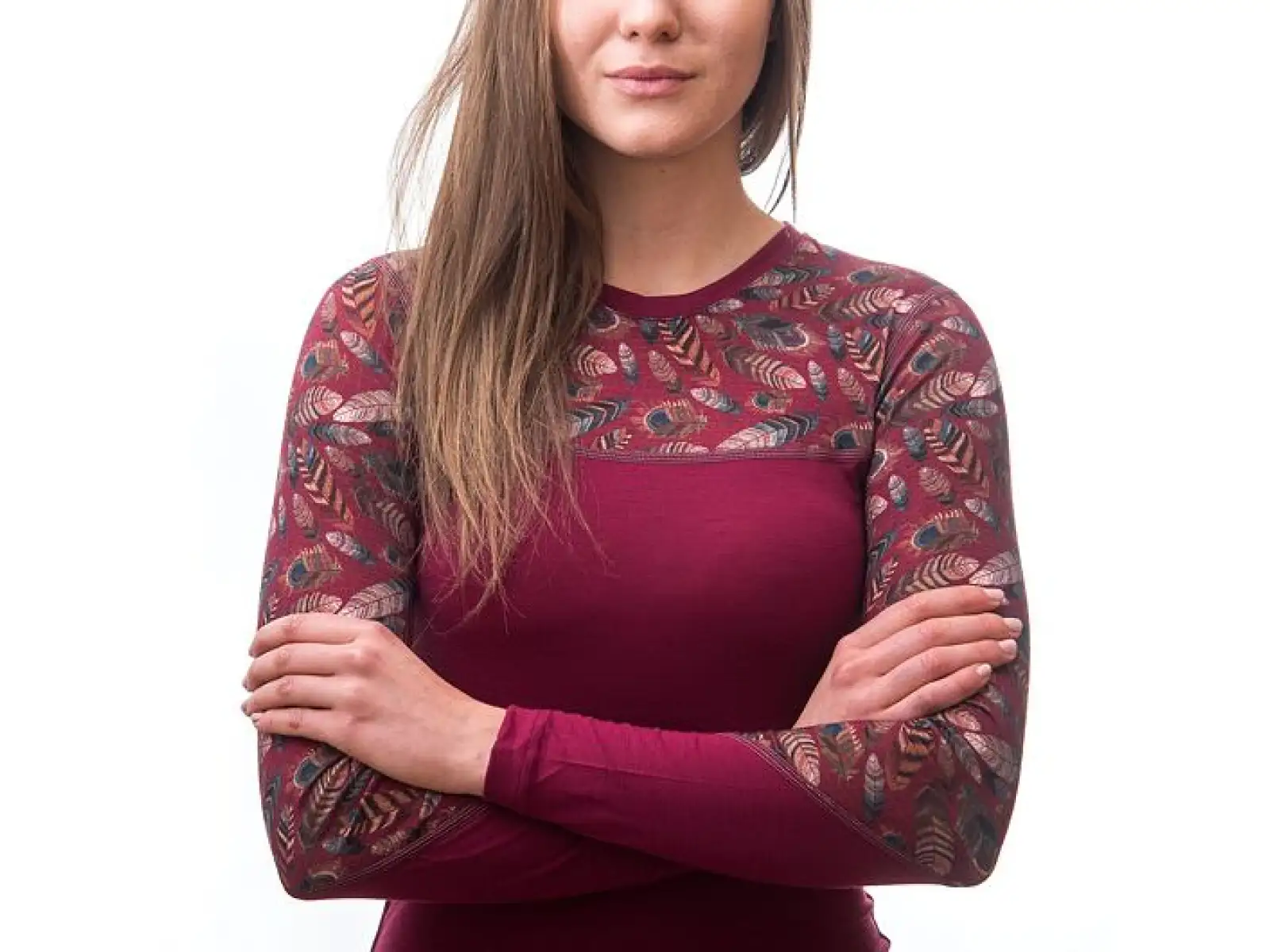 Sensor Merino Impress damska koszulka z długim rękawem Lilla/Feather
