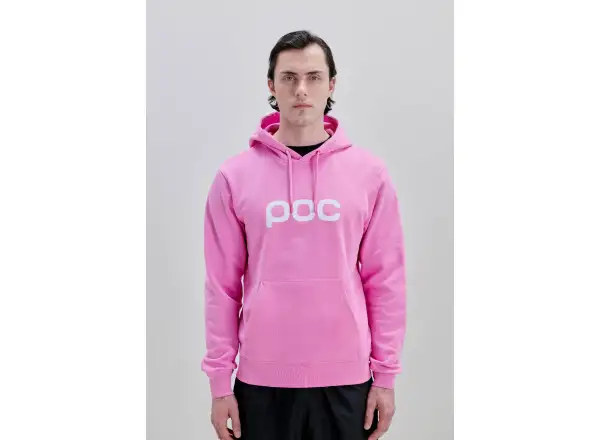 POC bluza z kapturem Hood Thulite Pink/Hydrogen White