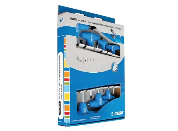 Unior zestaw kluczy imbusowych z uchwytem T 2,5 - 10 mm