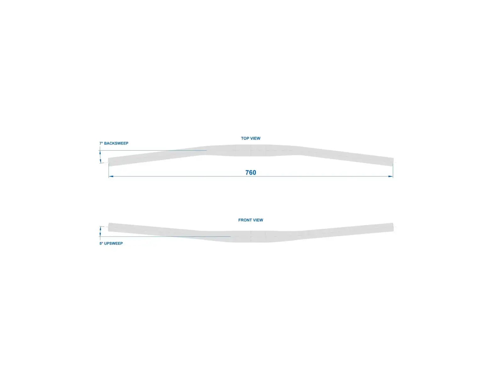 Ritchey Superlogic Zero Rise 760mm kierownica