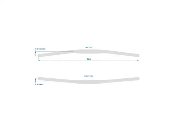 Ritchey Superlogic Zero Rise 760mm kierownica