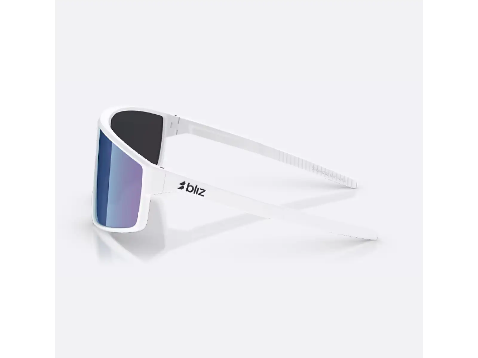 Bliz P002 okulary przeciwsłoneczne Matte White/Smoke Blue Multi