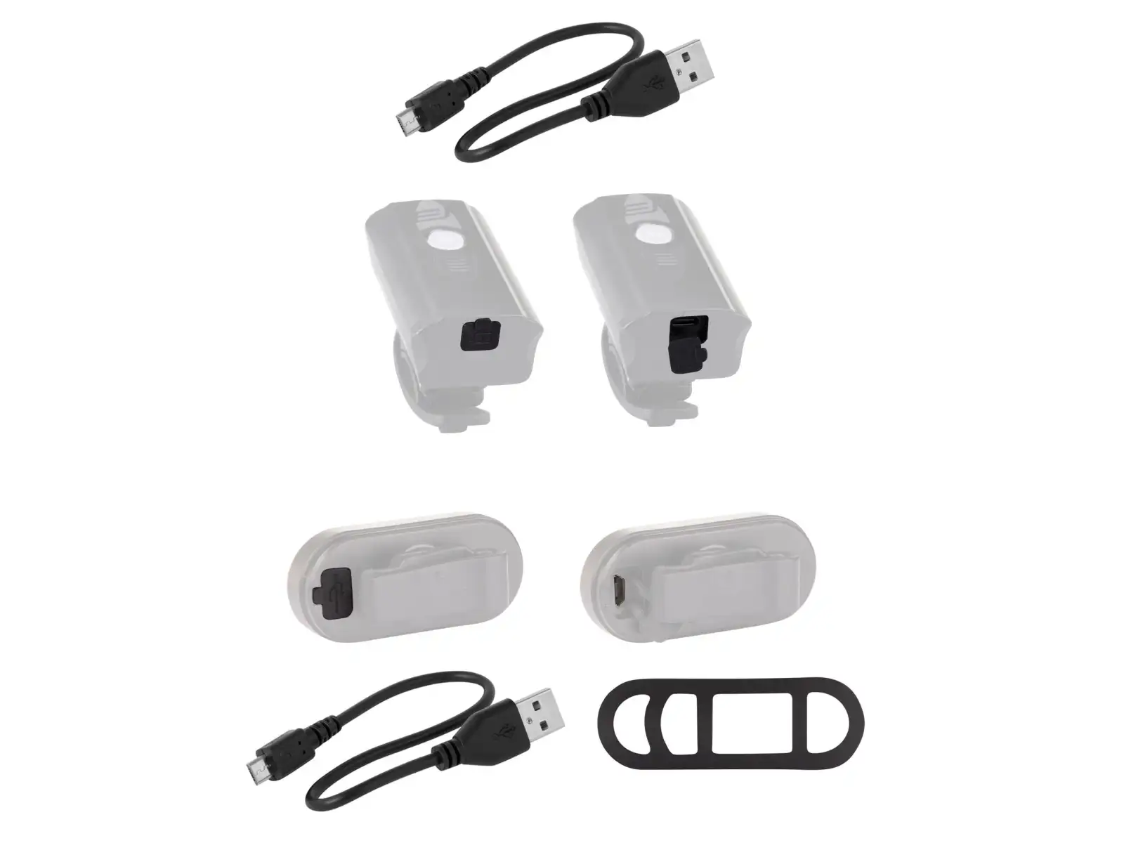 Force Diver ARC zestaw świateł przednie i tylne USB