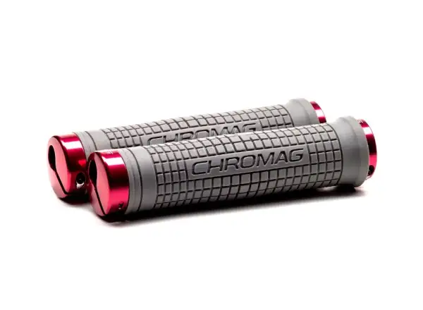 Chromag Squarewave XL chwyty szary/czerwony