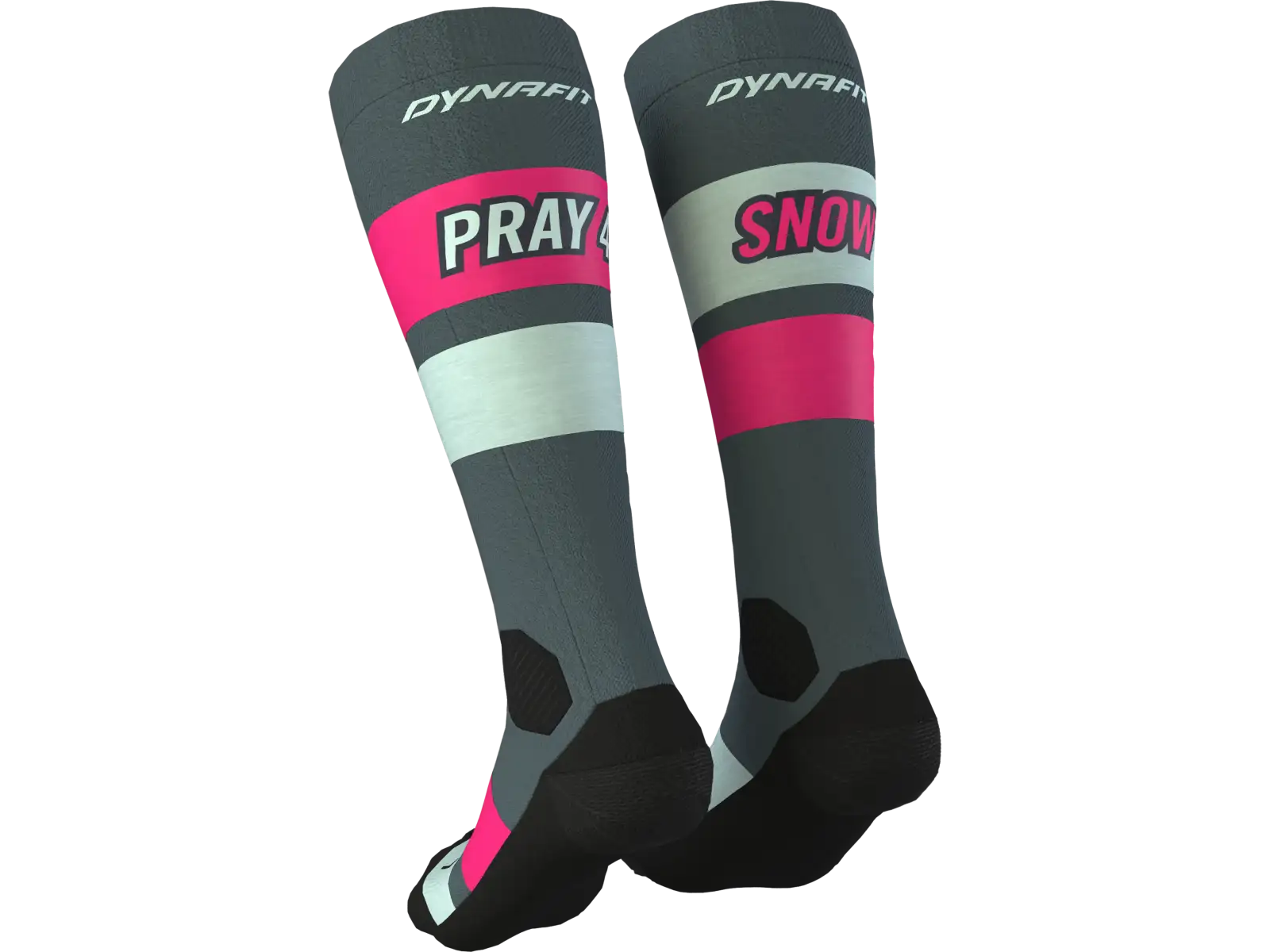 Dynafit Free Touring Graphic skarpety narciarskie Flamingo/Stripes