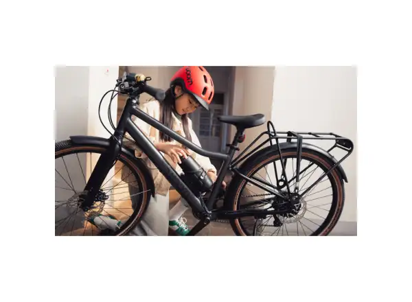 Woom Explore e 6 dziecięcy rower elektryczny Graphite Grey