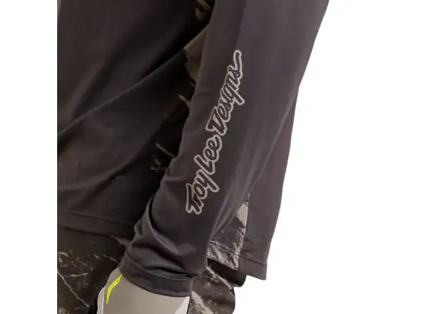 Troy Lee Designs Skyline Elemental męska koszulka z długim rękawem Dark Earth