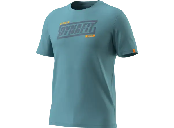 Dynafit Graphic Cotton męska koszulka krótki rękaw Smoke Blue/Tabloid