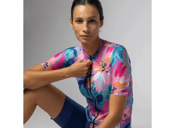 Alé PR-E Jardin damska koszulka krótki rękaw Multicolor