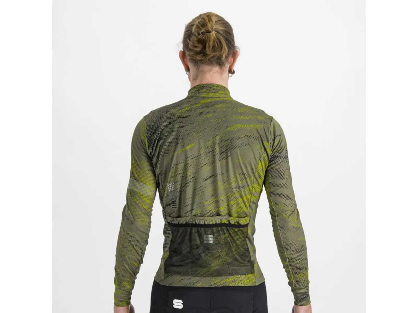 Sportful Cliff Supergiara męska koszulka z długim rękawem beetle guacamole black