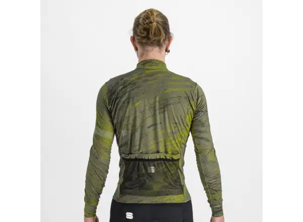 Sportful Cliff Supergiara męska koszulka z długim rękawem beetle guacamole black