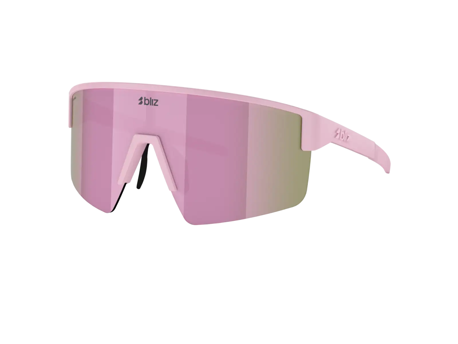Bliz P004 okulary przeciwsłoneczne Matte Pink/Brown Rosé Multi