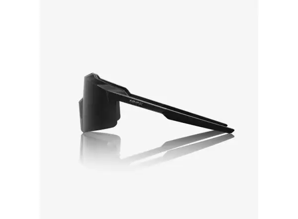 100% Aerocraft okulary przeciwsłoneczne Matte Black/Black Mirror