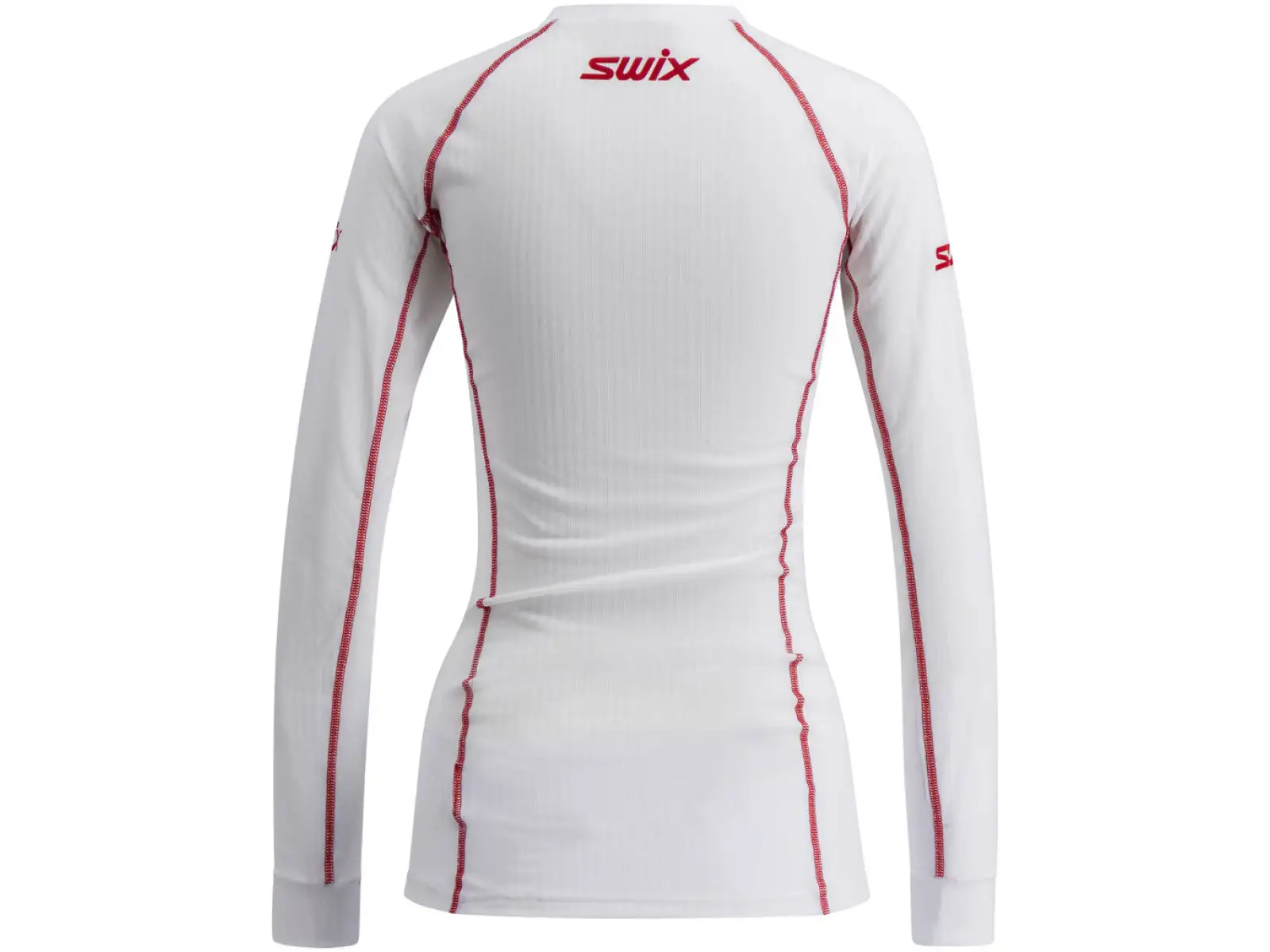 Swix RaceX Classic damska koszulka dlugi rekaw Bright White/Swix Red