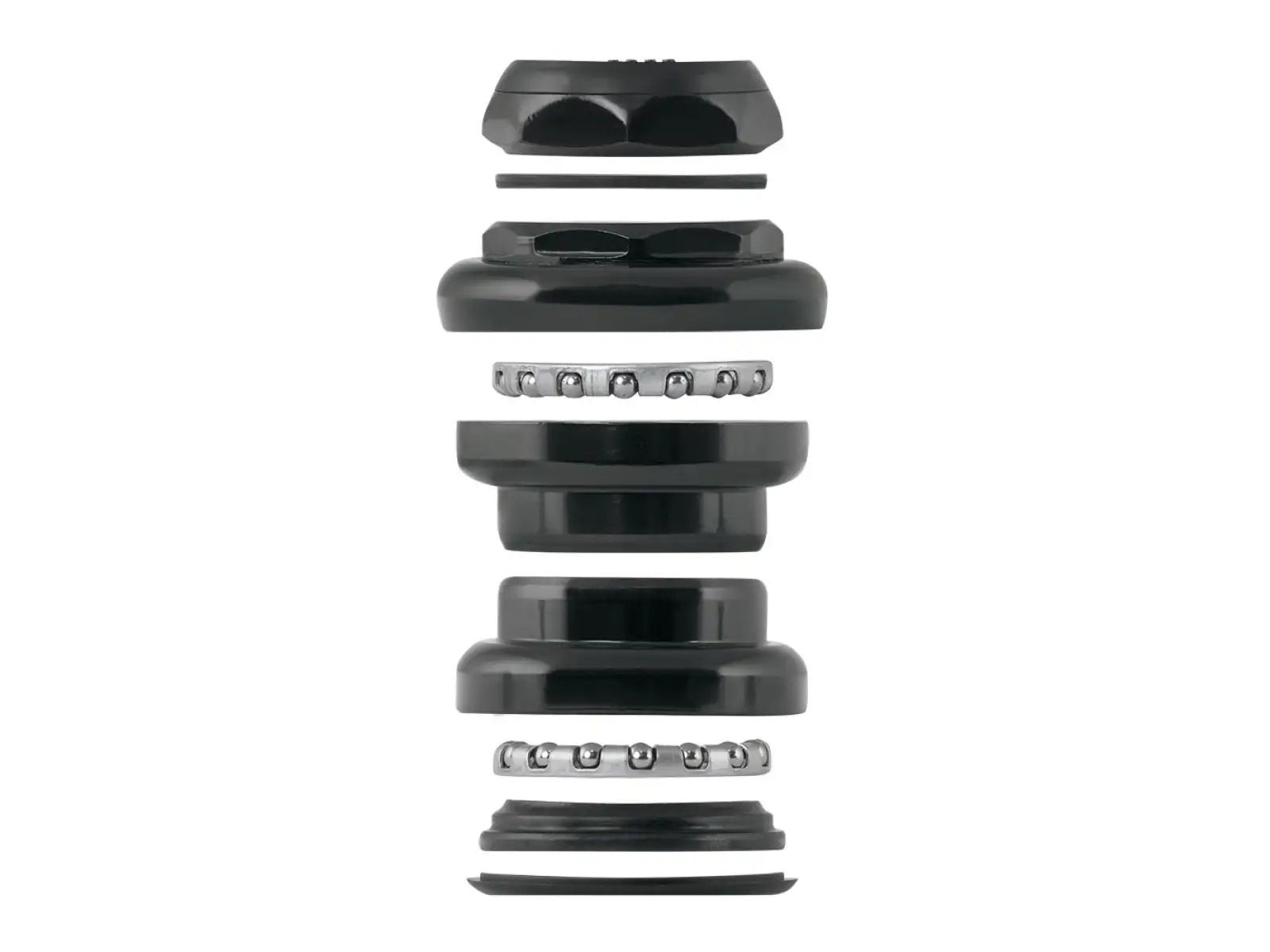 Force ster kierownicy gwintowane Fe 1 1/8" czarne