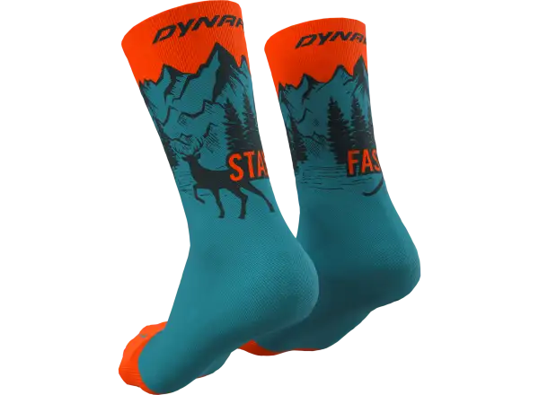 Dynafit Stay Fast sportowe skarpety Storm Blue