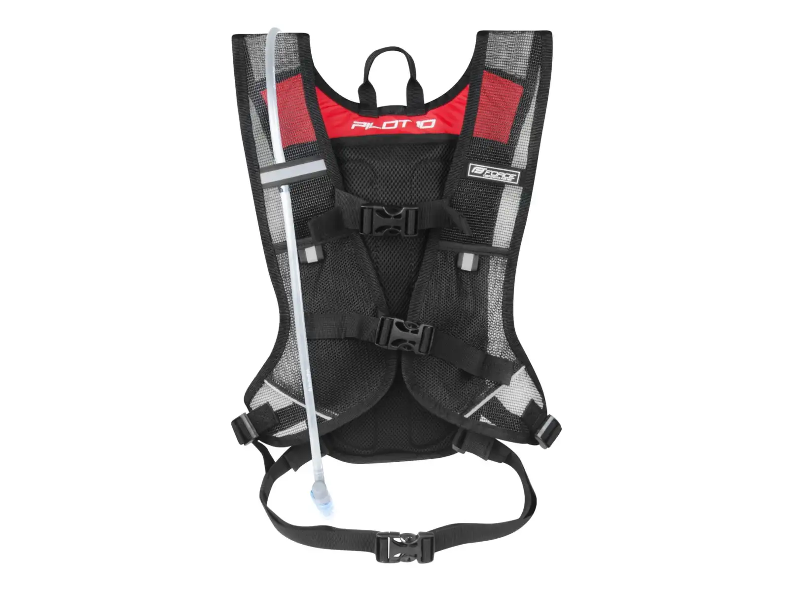 Force Pilot Plus plecak 10+2 l rezerwuar czarna/czerwona