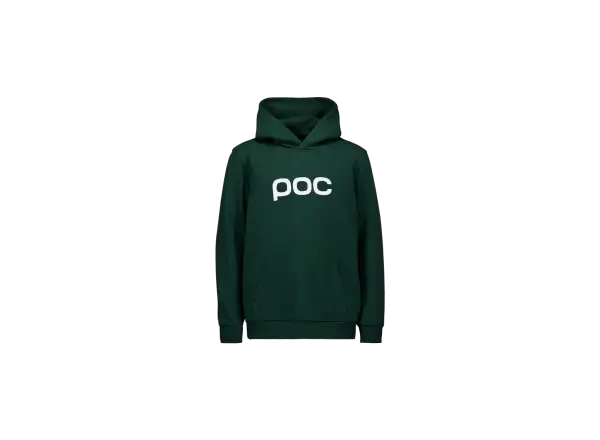POC Hood Jr bluza dziecięca z kapturem Pargasite Green/Hydrogen White