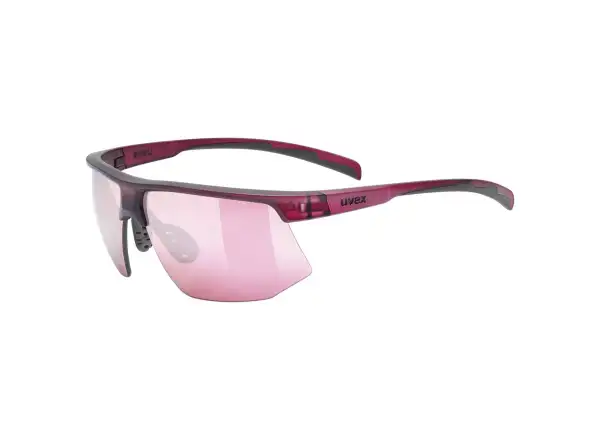 Uvex Aerios okulary Cranberry Matt / Mir. Rose