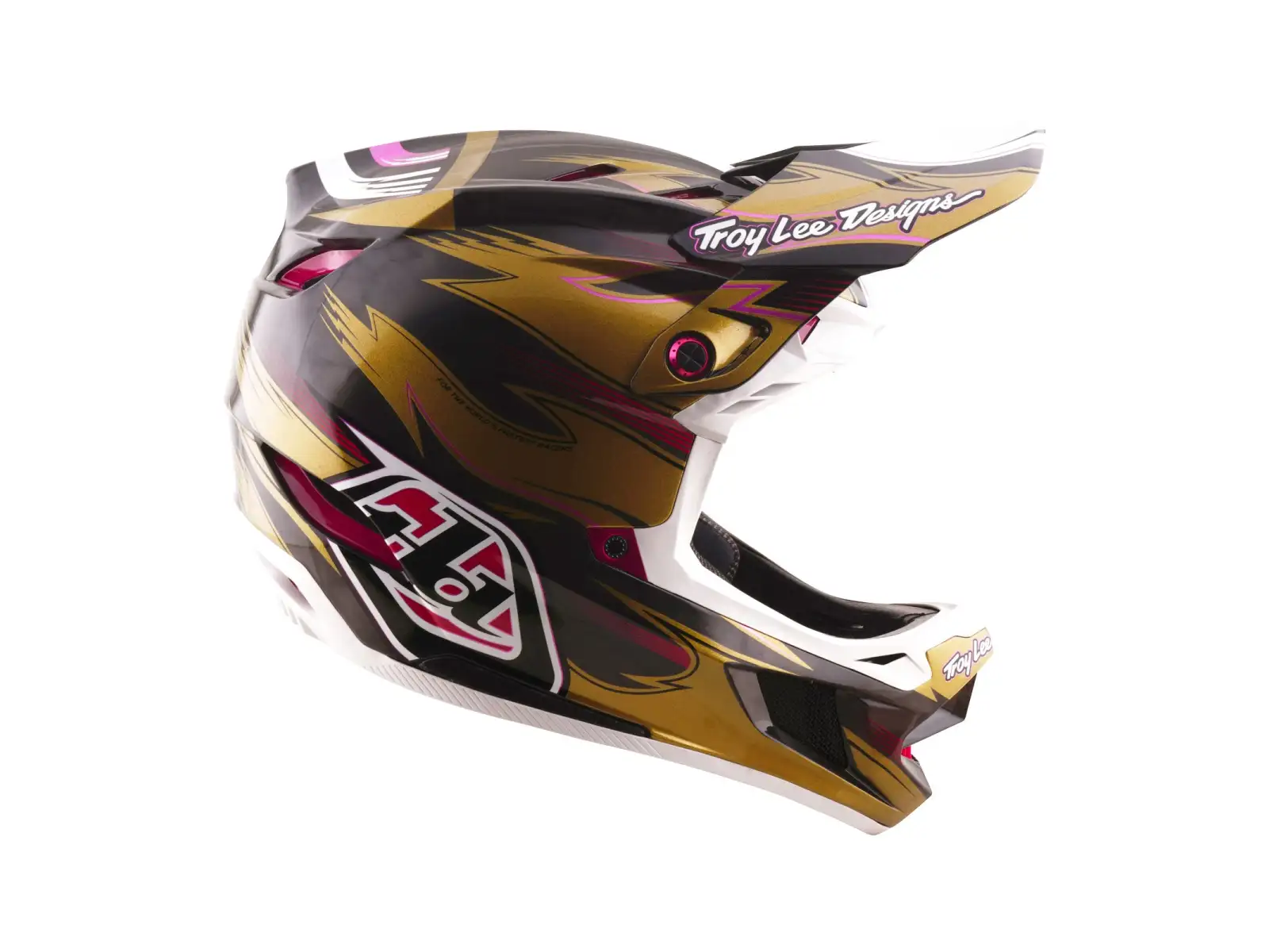 Troy Lee Designs D4 Carbon MIPS Cyclops kask Gold