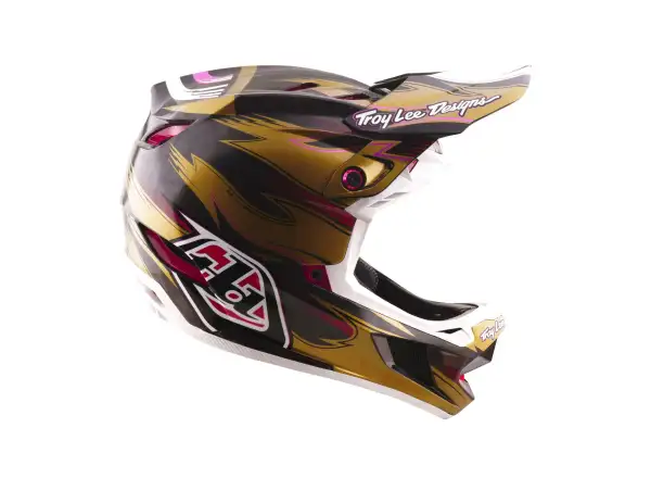 Troy Lee Designs D4 Carbon MIPS Cyclops kask Gold