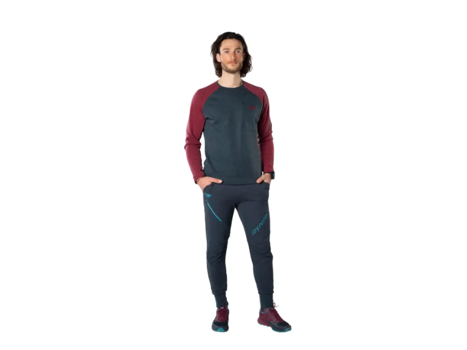 Dynafit 24/7 Polartec męska bluza Burgundy