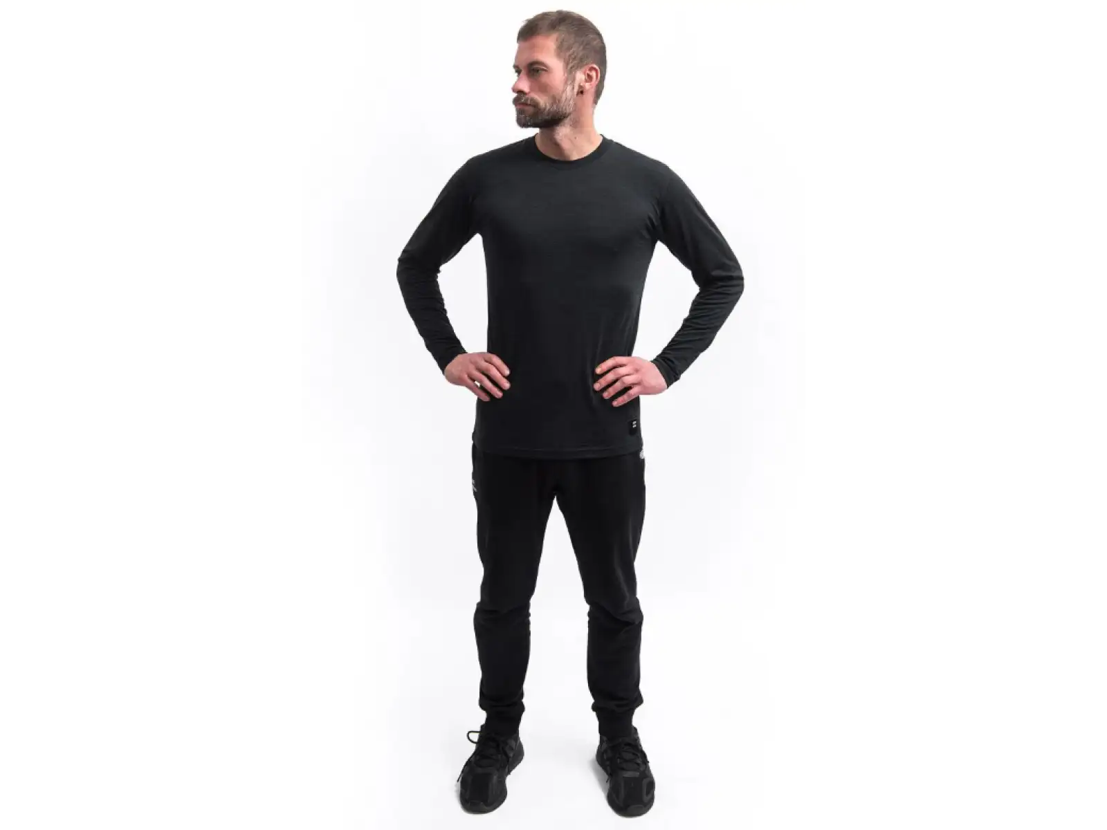 Sensor Merino Cordura męska koszulka z długim rękawem Black