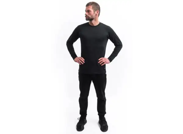 Sensor Merino Cordura męska koszulka z długim rękawem Black