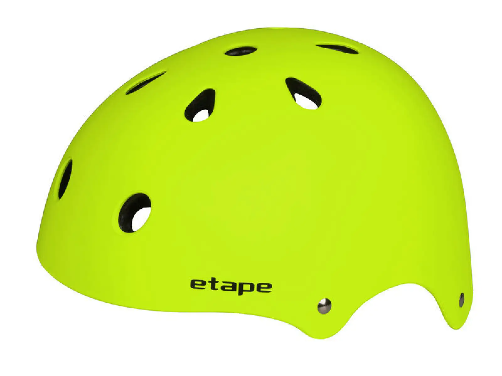 Etape Caddy kask dziecięcy żółty fluo matowy