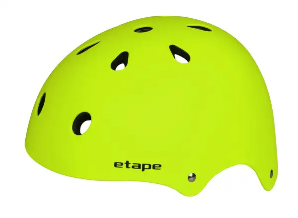 Etape Caddy kask dziecięcy żółty fluo matowy