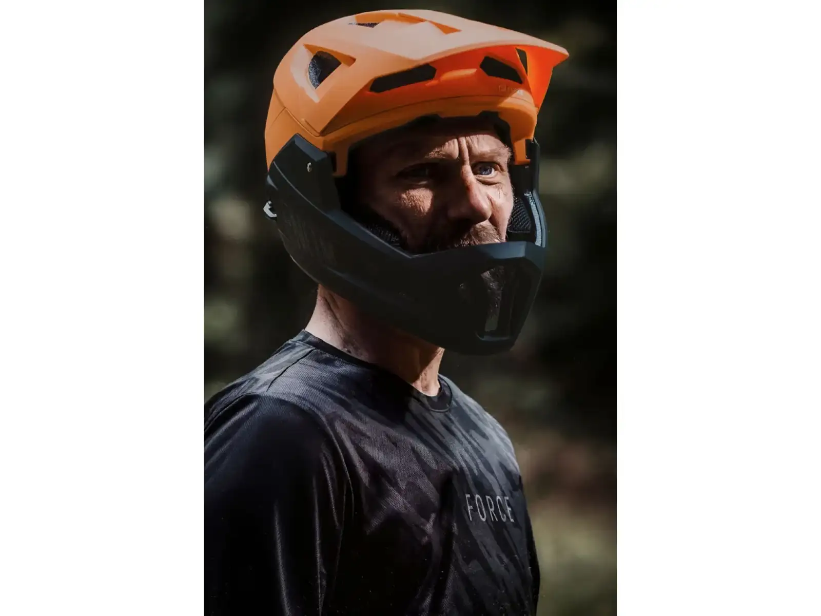 Force MTB Rules męska koszulka krótki rękaw czarny/szary
