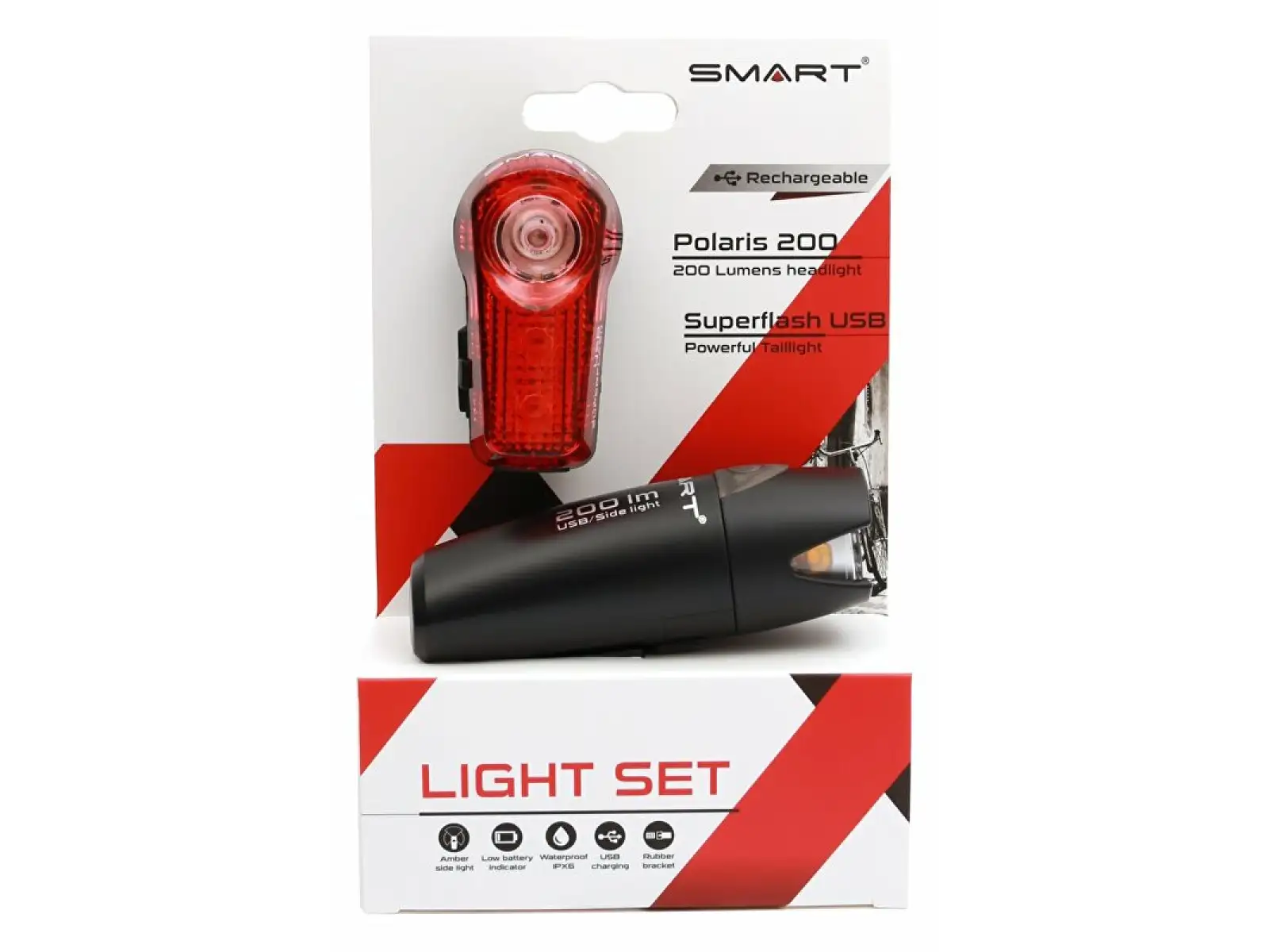 Smart BL-183USB/RL-317USB zestaw świateł