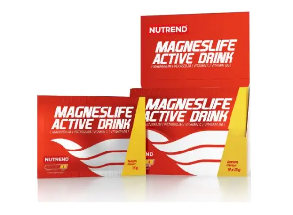 Nutrend Magneslife Active Drink opakowanie 10 sztuk po 15 g cytryna