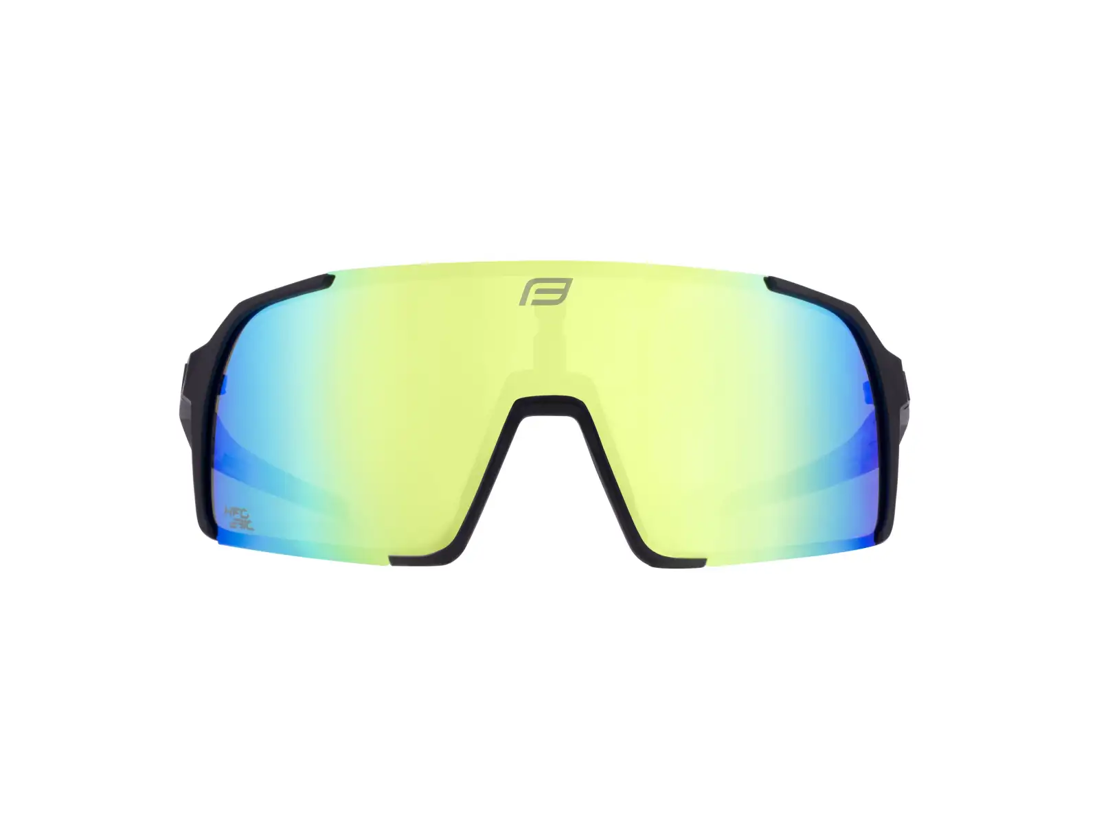 Force Glare okulary czarne/żółte lustrzane szkło