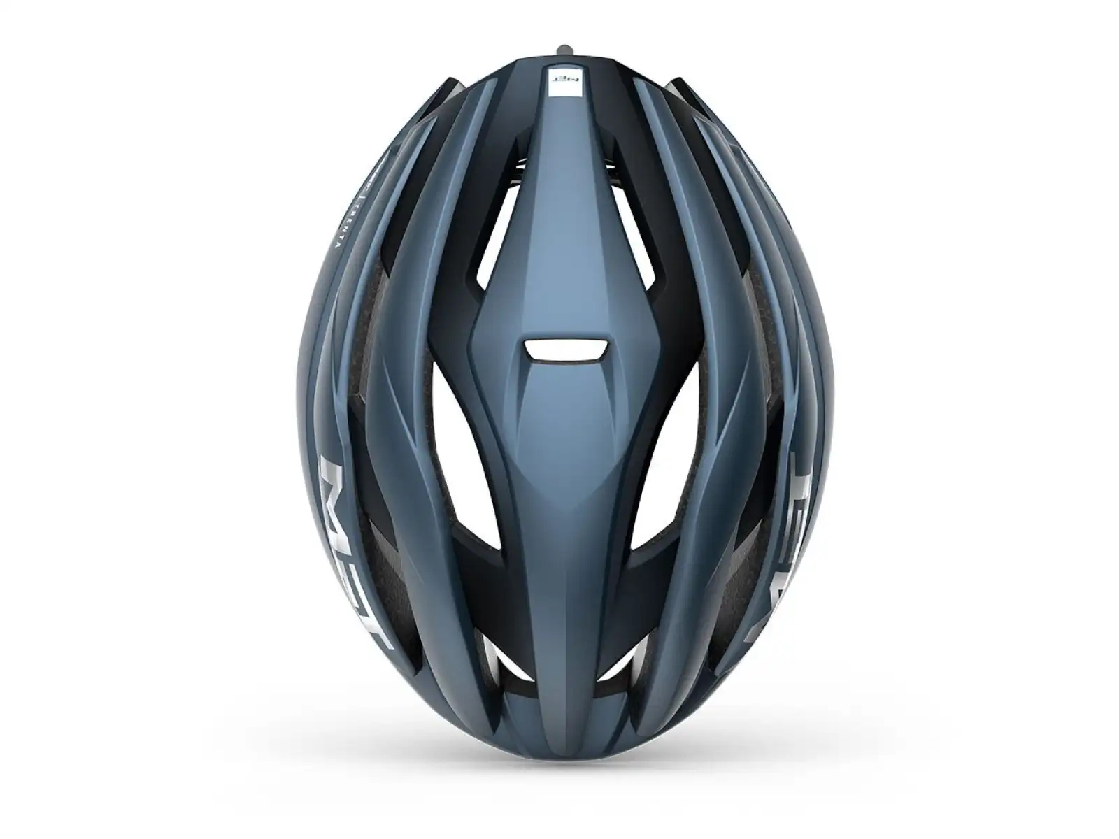 MET Trenta MIPS kask rowerowy Navy Silver