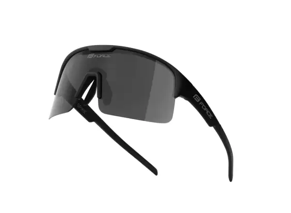 Force Spire okulary rowerowe czarne/czarne lustrzana soczewka