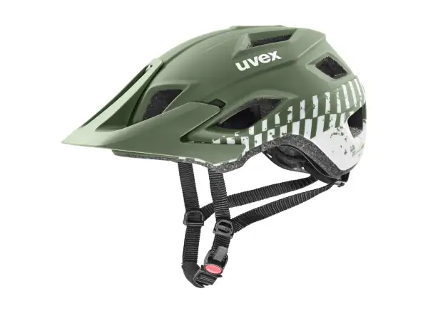 Uvex Access kask Moss Green/White Matt