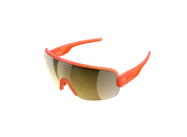 POC Aim okulary Fluorescent Orange Translucent/Clarity Road/Partly Sunny Gold