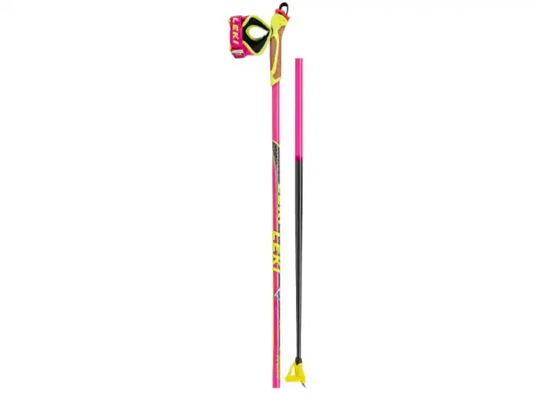 Leki HRC Max kije biegowe Pink/Black/Yellow
