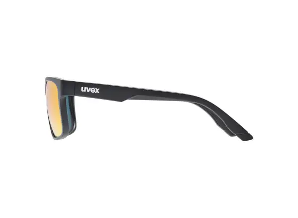 Uvex Poise okulary przeciwsłoneczne Black Matt/Mirror Red
