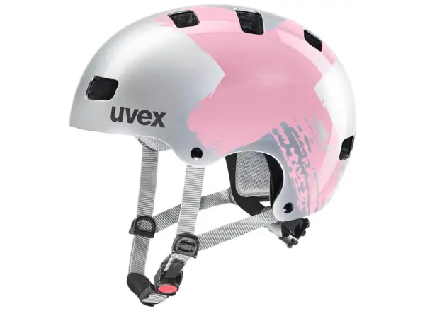 Uvex Kid 3 kask Silver/Rosé
